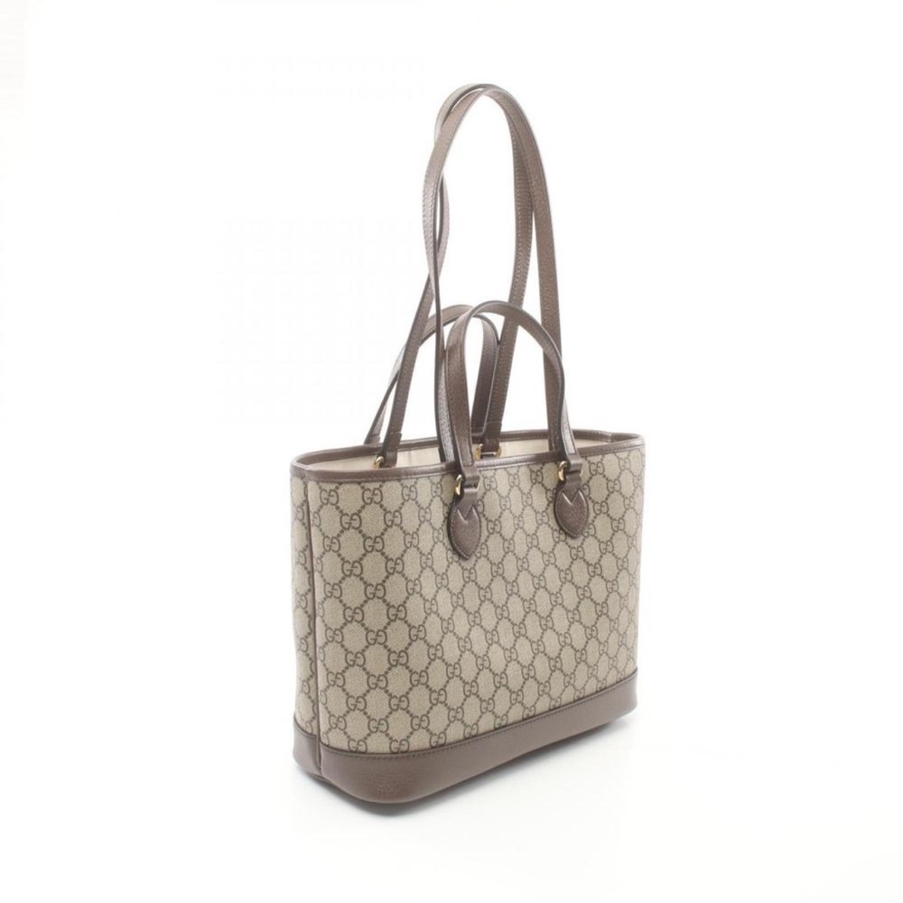 Gucci Beige and Brown Signature Tote - Picture 2 of 7